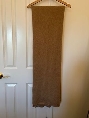 White + Warren Camel Travel Wrap Cashmere Scarf